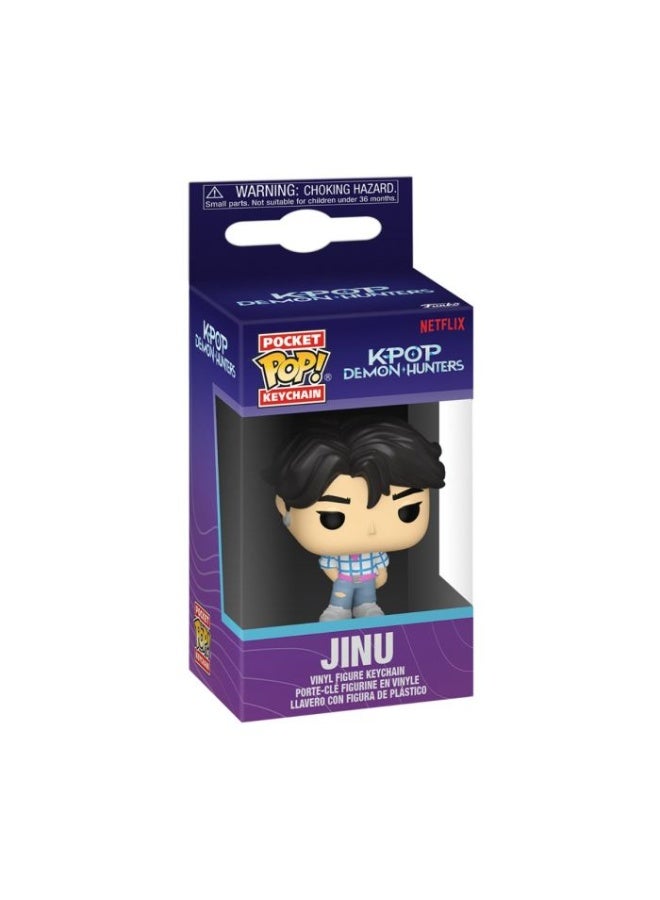 Funko Pocket Pop! KPop Demon Hunters - Jinu Keychain - Image 2