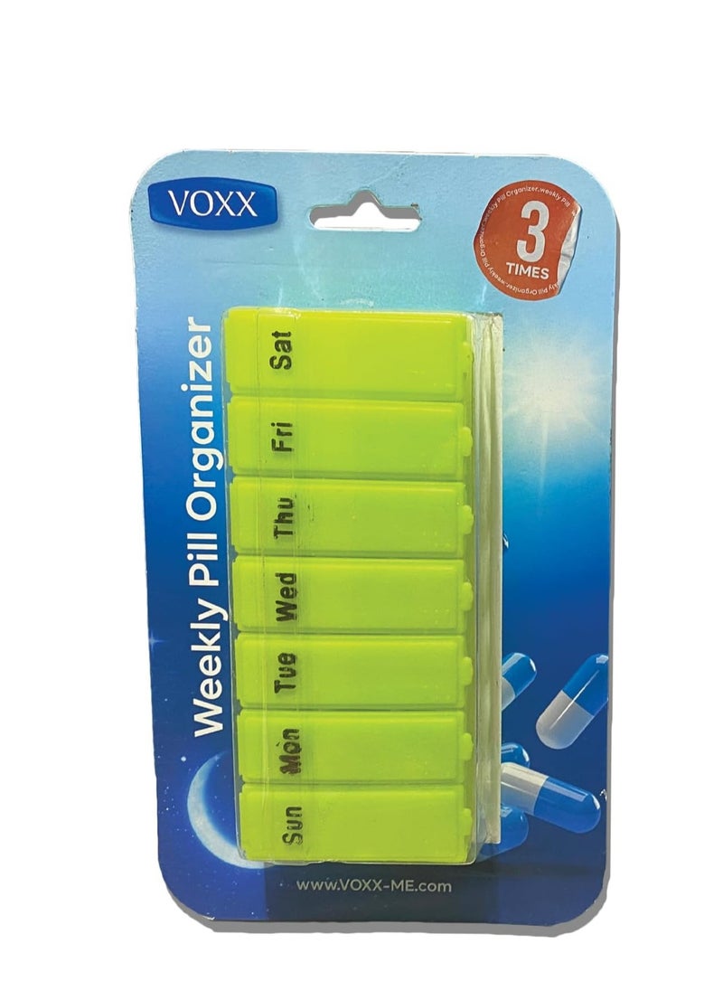 فوكس منظم حبوب الدواء الأسبوعي من Voxx 3 مرات  - Image 2