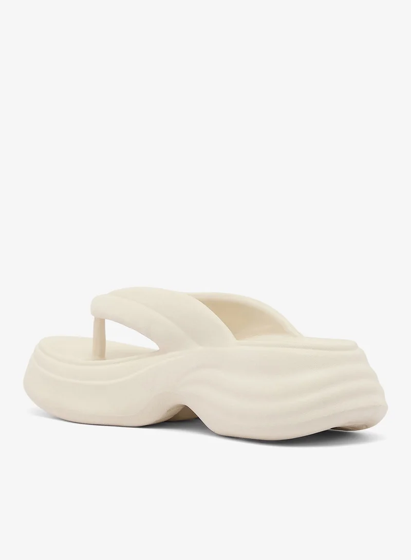 Ginger Thick Sole Thong Flip Flops