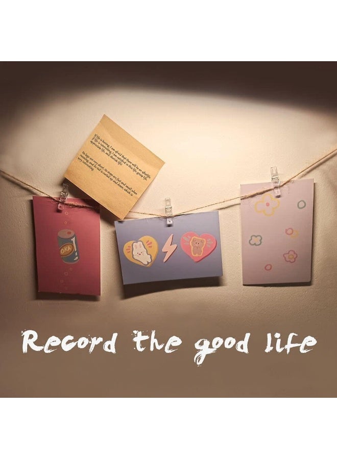 24 Pcs Clear Mini Plastic Clips – Transparent Photo Clothespins for String Fairy Lights, Polaroid Pictures, Crafts & Decorations, Small Clear Binder Utility Clips for Home Decor, Clothes Line, Photo Hanging, Fairy Light Display, Mini Clear Clothespins, Plastic Photo Clips, Decorative Pins, Polaroid Picture Holders - Image 3