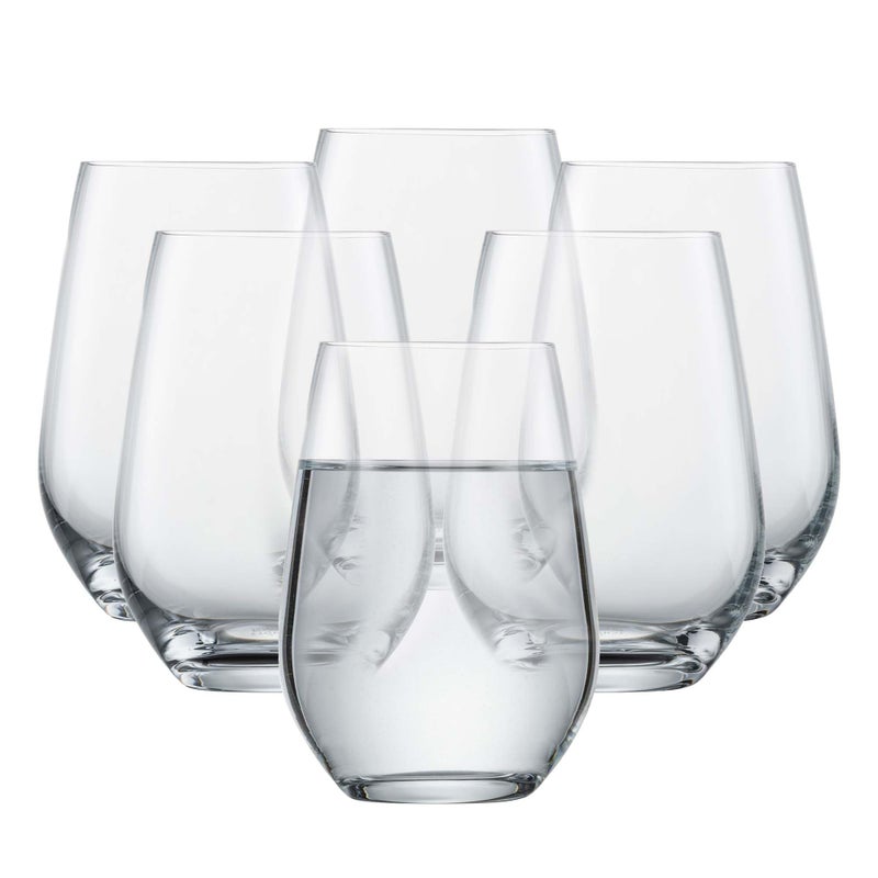 SCHOTT ZWIESEL Forté Universal Tumbler (Set of 6), Versatile Drinking Glasses, Dishwasher-Safe Tritan Crystal Glasses, Made in Germany (19 Ounce) - Image 1