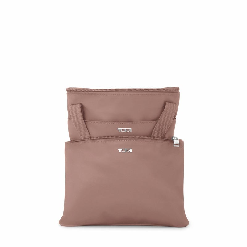 TUMI Just In Case Tote - Small Packable Travel Tote Bag for Women & Men - Carry Travel Accessories Easily - Light Mauve - Image 3
