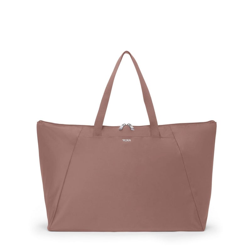 TUMI Just In Case Tote - Small Packable Travel Tote Bag for Women & Men - Carry Travel Accessories Easily - Light Mauve - Image 4