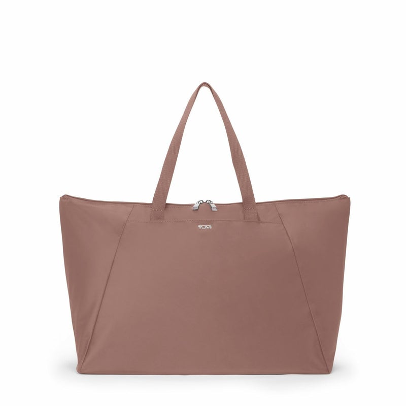 TUMI Just In Case Tote - Small Packable Travel Tote Bag for Women & Men - Carry Travel Accessories Easily - Light Mauve - Image 1
