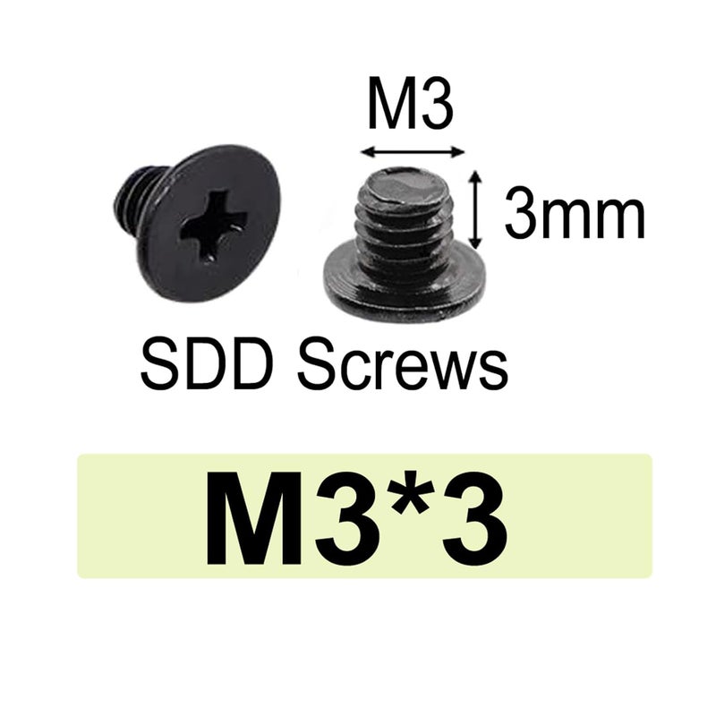 Bfenown New Lot 100 pcs Replacement HDD SATA SDD Hard Disk Drive 2.5'' Caddy Screw Screws for Lenovo IBM ASUS DELL HP Sony Toshiba ACER Laptop - Image 3