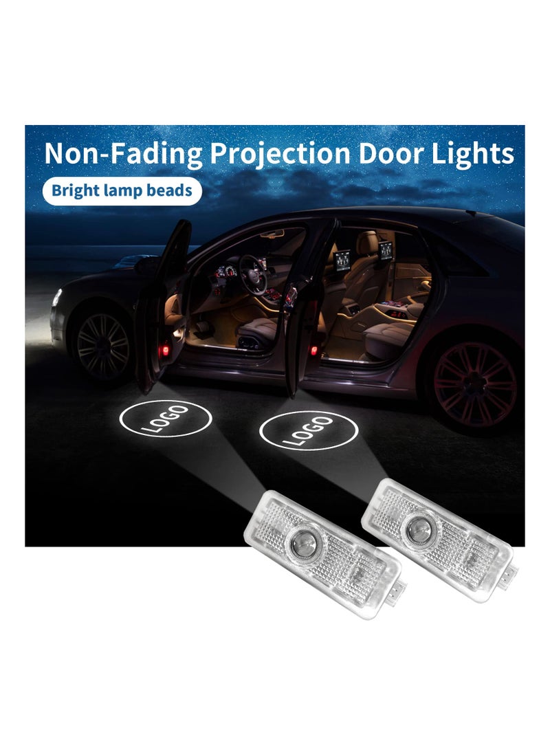 HD Glass Door Lights for CLA45 CLA250 E200 E400 C200 Coupe CLS45 CLS300 CLS350 CLS400 (CLA/CLS/C/E Coupe), IP67 Waterproof Puddle Lights LED Welcome Lamps Door Entry Lighting LED Puddle Lights - Image 3