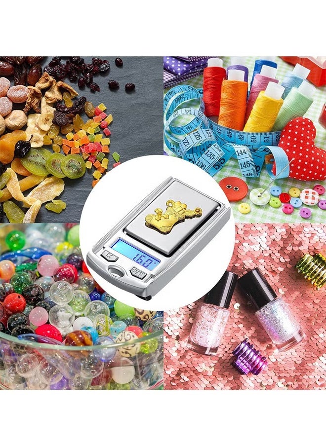 Ba Love Portable Gram Scale, Mini Digital Scale Gold Jewelry Scale, Professional Accurate Electronic Scale 200g to 0.01g, Pocket Precision Balance with Battery for jewels, Herb, Food - Image 4