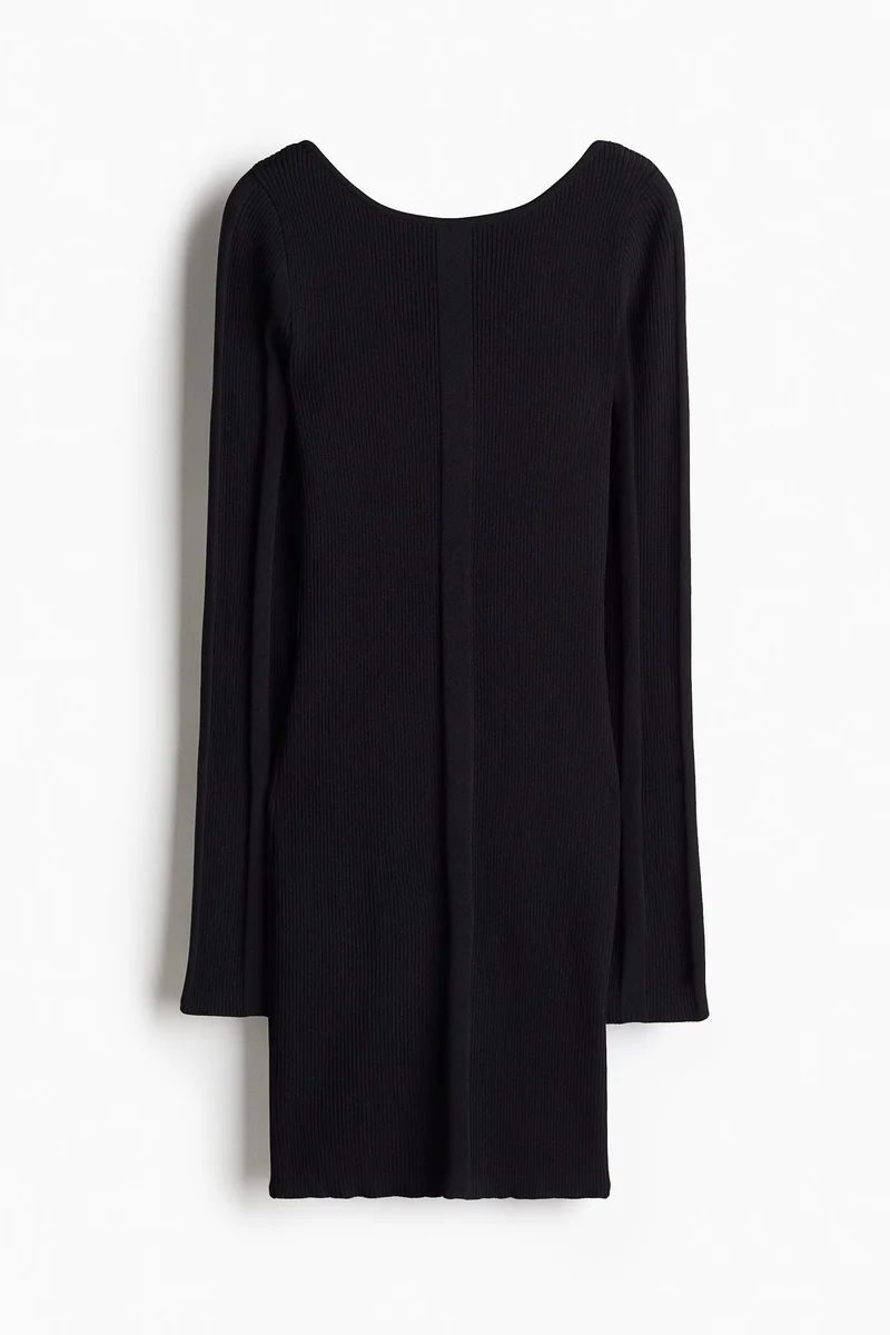 H&M Rib-Knit Bodycon Dress