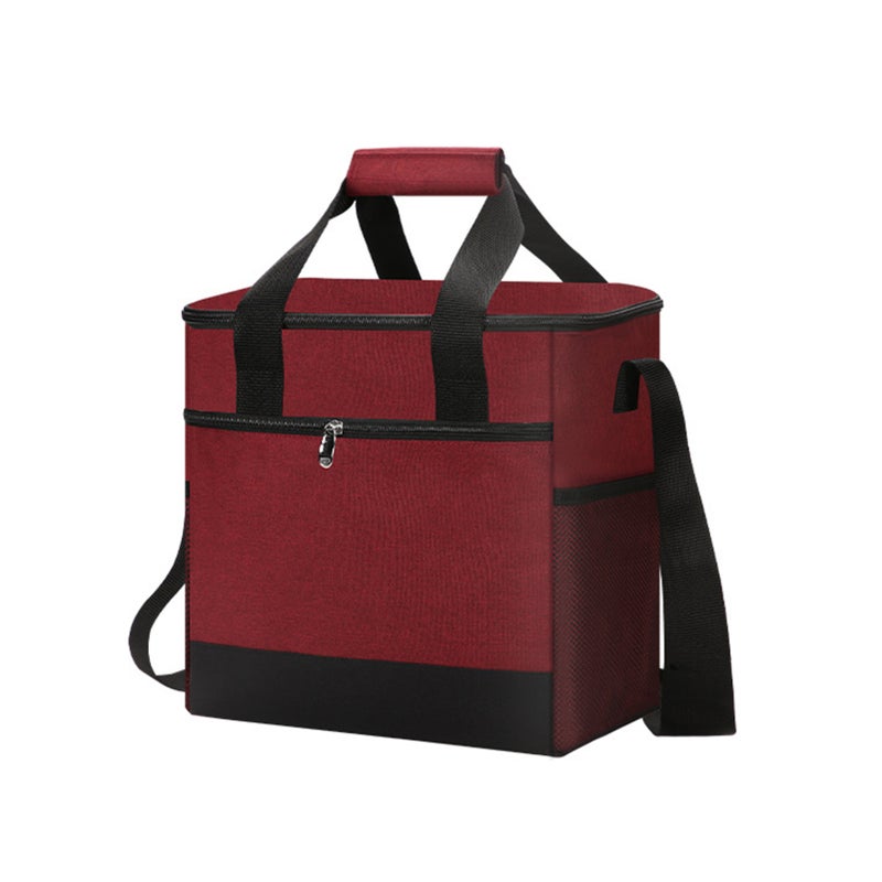 Portable Insulated Lunch Bag Reusable Lunch Box Container 15L Capacity with Top Carry Handle Shoulder Strap for Kids Boys Girls School Men Women Office Work Picnic Hiking - Image 1