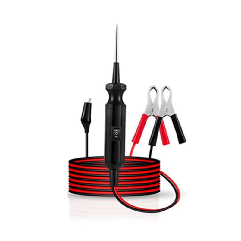 Circuit Tester: Black, Short-circuit Protection, Long Flexible Cable - Multi-function Detection, Short & Open Diagnostic Tester for Automotive Electrical System Diagnosis - Image 1