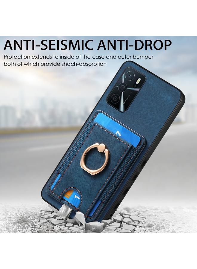 اس-توب جراب هاتف جلدي قابل للفصل مع حقيبة بطاقات مغناطيسية لهاتف OPPO Reno10 5G Global Retro - Image 5