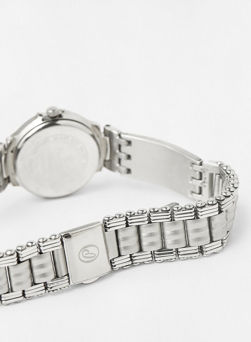 Philippe Moraly ساعة يد معدنية تناظرية M8302WY - 23.4 مم - فضية - Image 3