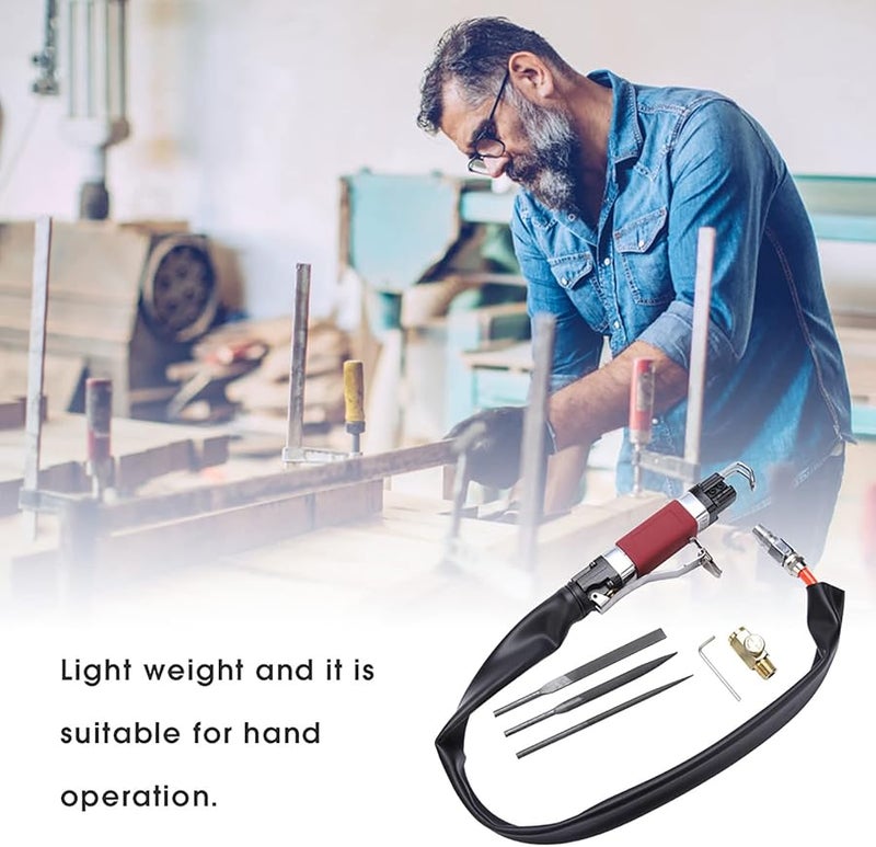 Air Reciprocating Saw Pneumatic Tool 3400rpm Low Vibration Nonslip Rubber Body Metal Cutting - Image 3