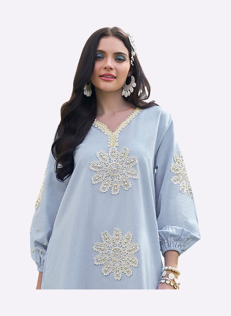Sara Arabia Lace Theme Jalabiya - Image 4