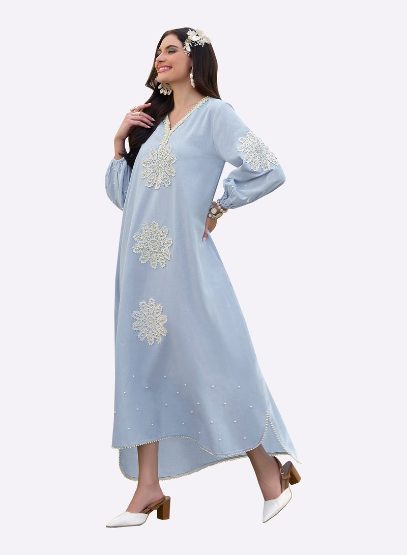 Sara Arabia Lace Theme Jalabiya - Image 3