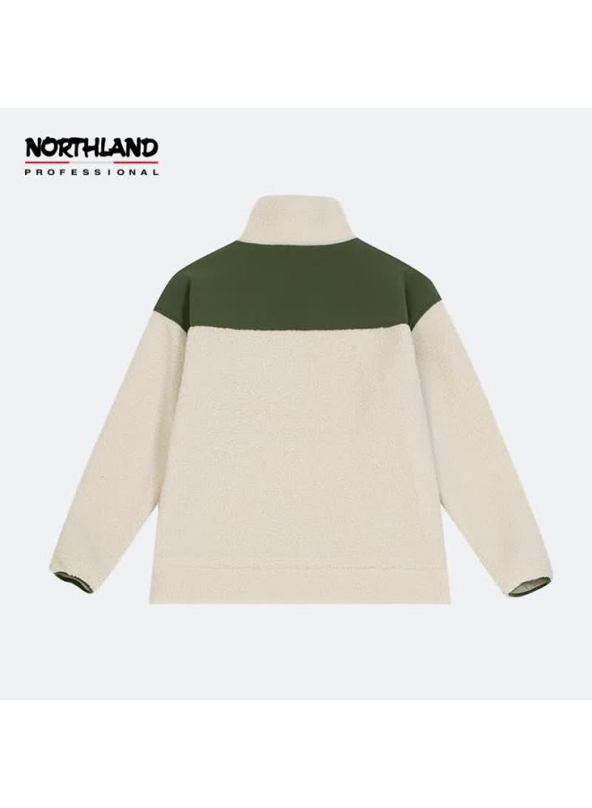 Northland Outdoor Casual Fleece Jacket Autumn Winter Women's Warm Durable Ncobn2633s Feather White 160