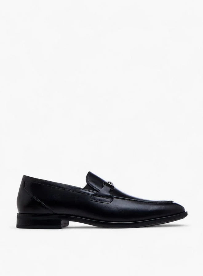 Metal Accent Slip-On Loafers
