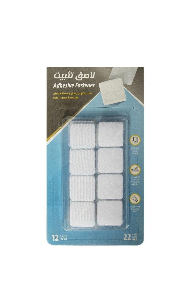 مثبت خلفي لاصق مربع 22 × 22 مم