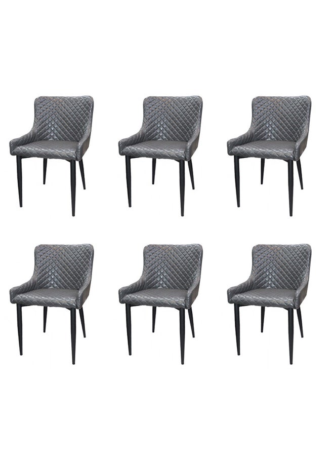JILPHAR FURNITURE - Jilphar Furniture Modern Leather Dining Chair 1306A set of 6pcs - Image 1