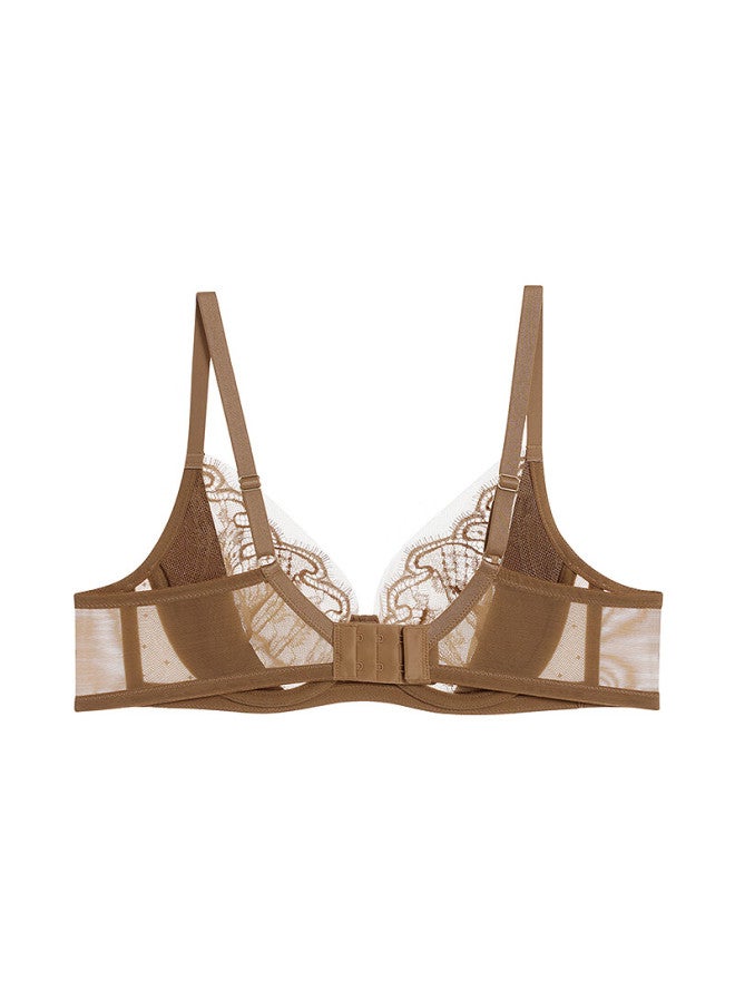 Aimer Women's Soft Underwire Thin Sheer Lace Large Bust Minimizing Delicate Bra Am13b952 - Image 1