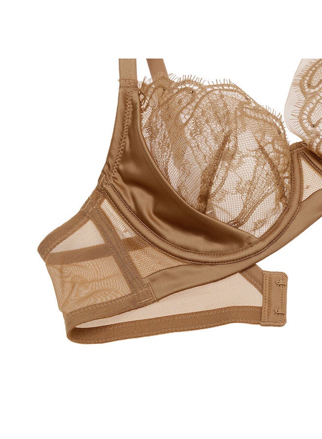 Aimer Women's Soft Underwire Thin Sheer Lace Large Bust Minimizing Delicate Bra Am13b952 - Image 2