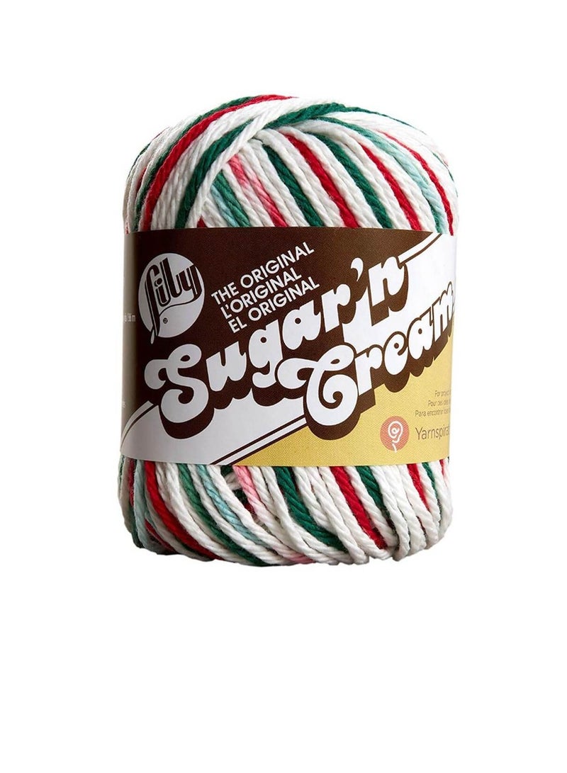 Lily Sugar'n Cream Yarn - Ombres Mistletoe - Image 1