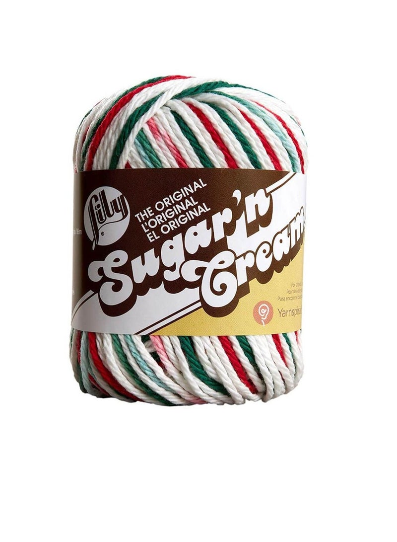 Lily Sugar'n Cream Yarn - Ombres Mistletoe - Image 3