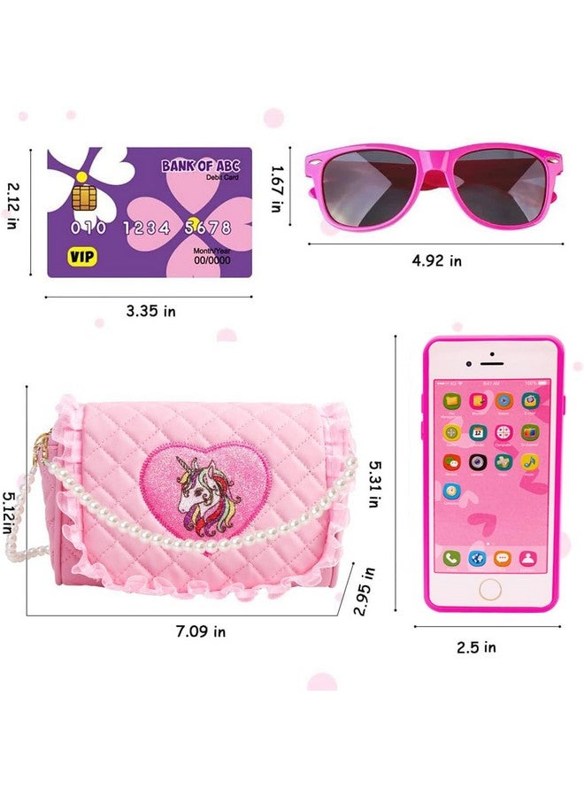 Meland Meland Toys for Girls - Toddler Girls Gift Idea for Birthday Christmas, Pretend Makeup Kit for Girls with My First Purse Toy, Makeup for Kids Age 3-6 Year Old for Pretend Play - Image 5