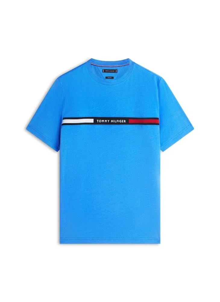 Tommy Hilfiger  Logo Embroidery Insert Jersey T-Shirt for Men | Best Price UAE