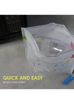 bbluv Steäm - 20x Reusable Microwave Quick-Steam Sterilizer Bags | 6 Pieces | BPA-Free, Sanitizes Bottles, Teats & Pacifiers in Minutes, Travel-Friendly, Safe & Easy Baby Sterilization  - Image 3