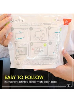 bbluv Steäm - 20x Reusable Microwave Quick-Steam Sterilizer Bags | 6 Pieces | BPA-Free, Sanitizes Bottles, Teats & Pacifiers in Minutes, Travel-Friendly, Safe & Easy Baby Sterilization  - Image 4