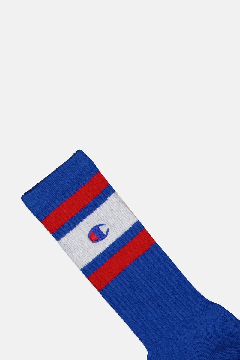Champion جوارب طاقم مزخرفة بشعار للرجال، كحلي - Image 3
