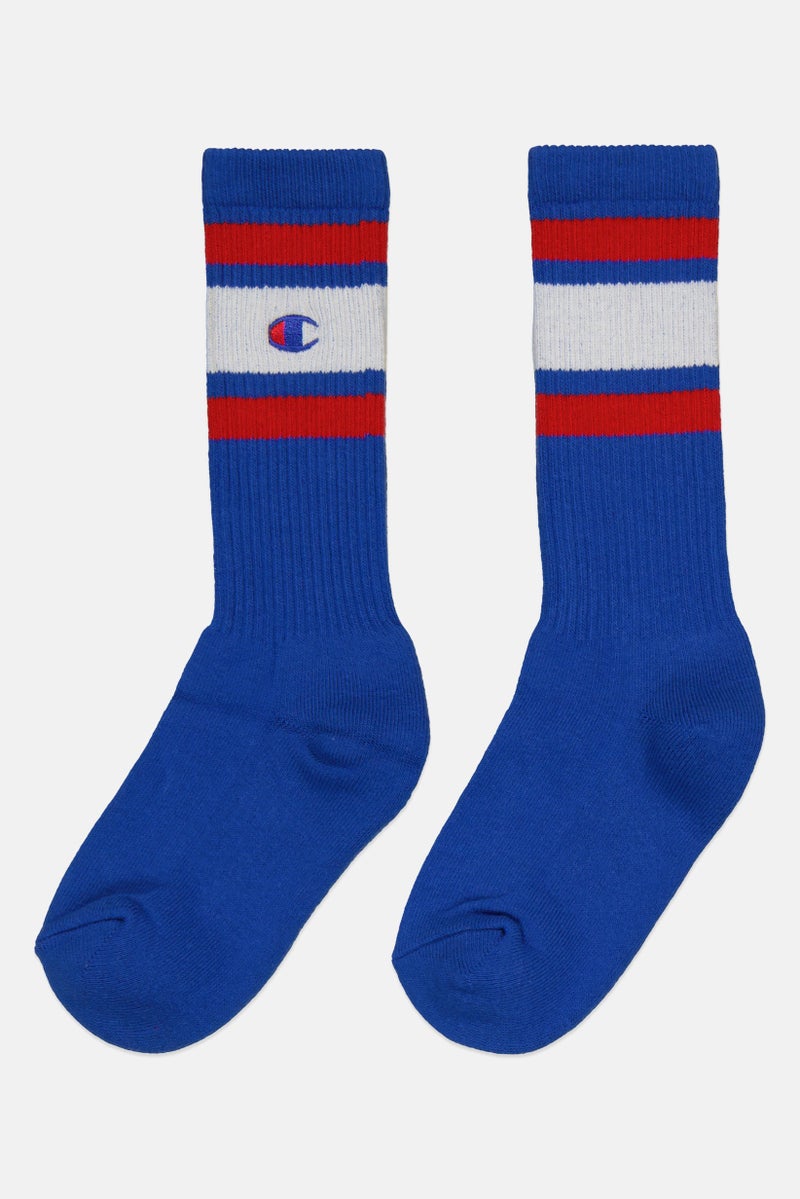 Champion جوارب طاقم مزخرفة بشعار للرجال، كحلي - Image 2