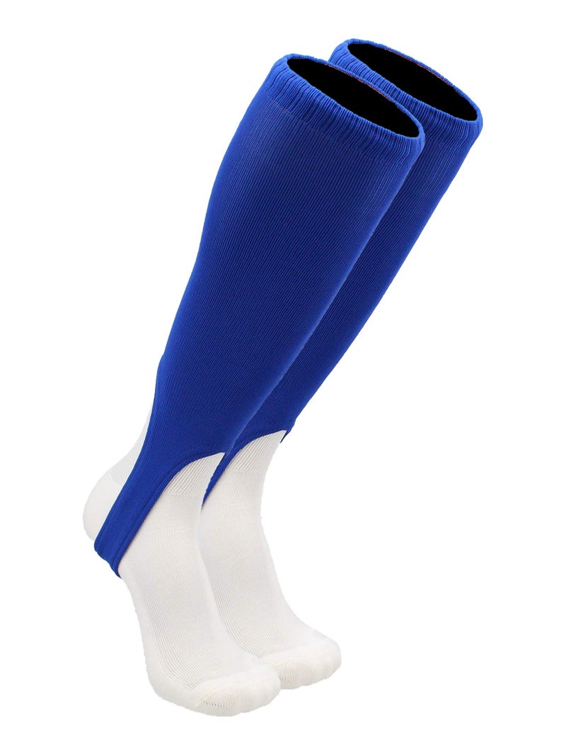 TCK Solid Colored Baseball Stirrups Pattern A (Royal, Large)
