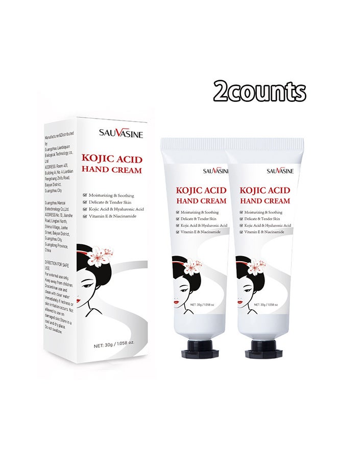 SAUVASINE Kojic Acid Hand Cream - 30g - Image 1