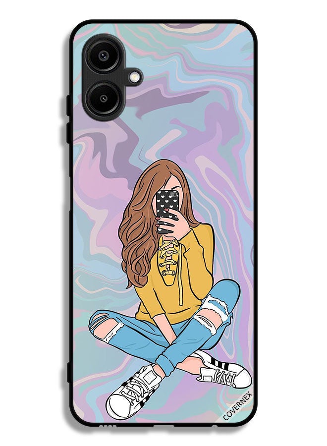 Covernex Samsung Galaxy A06 4G Protective Case Cover Girl Taking Photo - Image 1