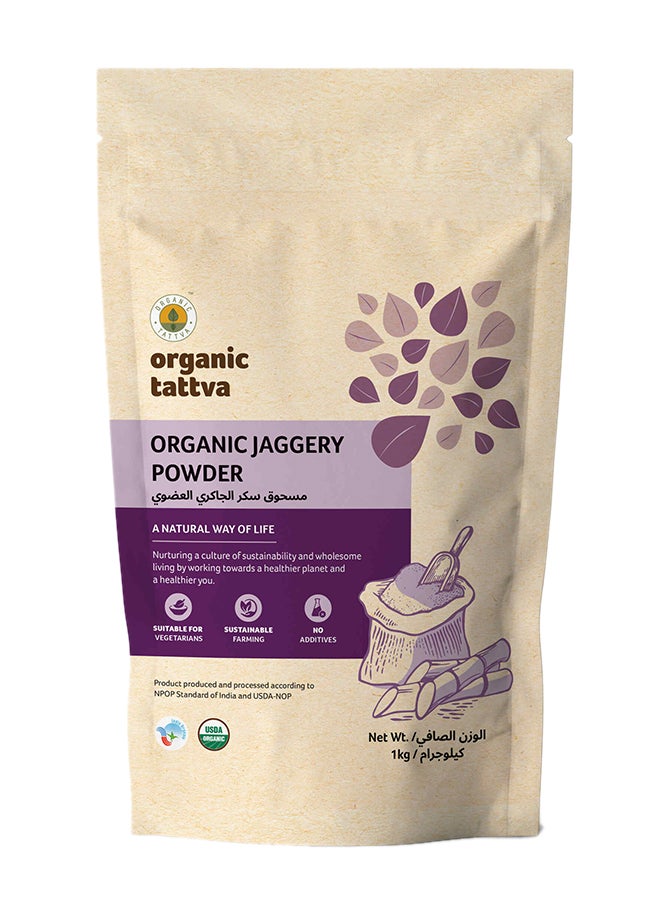 Organic Tattva Jaggery Powder 1 Kg  - Image 1