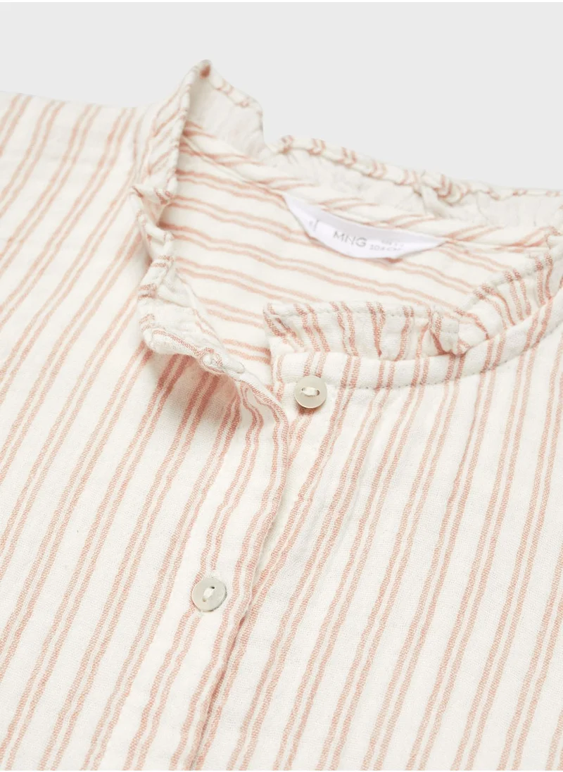 MANGO Infant Striped Top