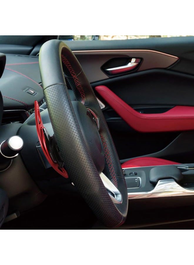 sumaikeji Aluminum Steering Wheel Shift Paddle Extensions for Acura MDX/RDX/TLX (2021-2024) Auto Accessories（red） - Image 5