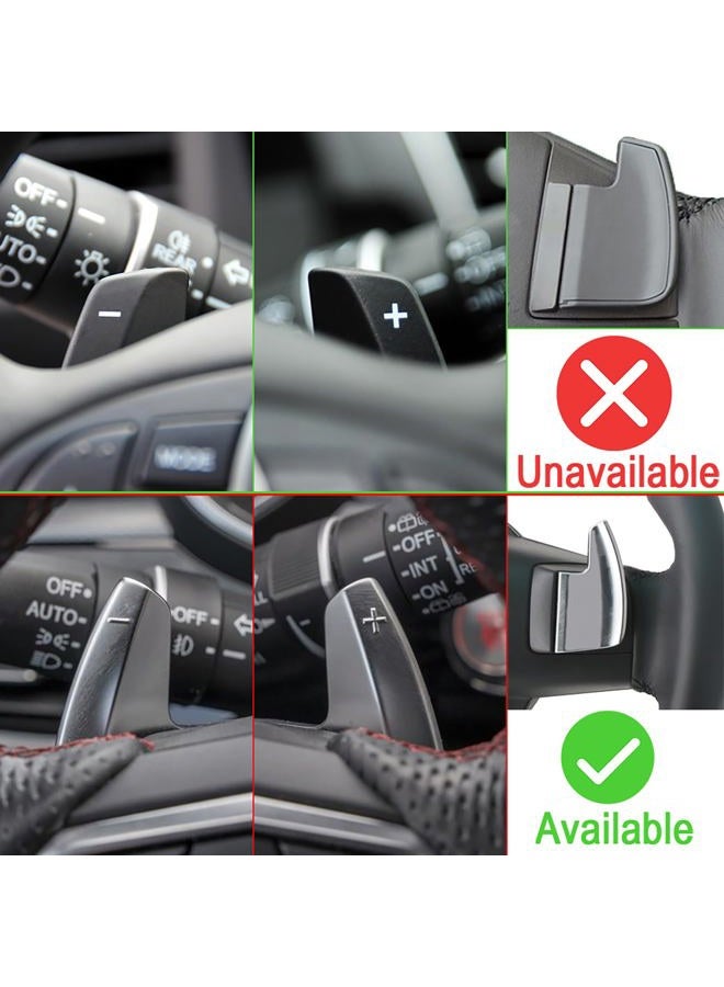 sumaikeji Aluminum Steering Wheel Shift Paddle Extensions for Acura MDX/RDX/TLX (2021-2024) Auto Accessories（red） - Image 4