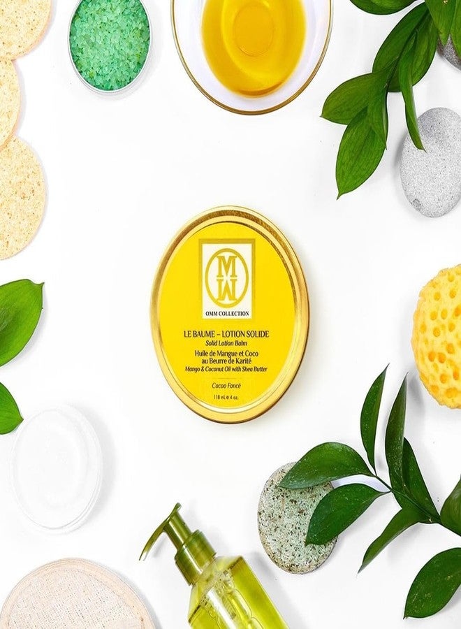 OMM Collection Solid Lotion Balm Natural Oils Mango, Shea, Cocoa coconut Butter-Rich Hydration-Heal & Sooth Rough, Dry, Irritated Skin-Jasmin Blanc (2oz - Image 2