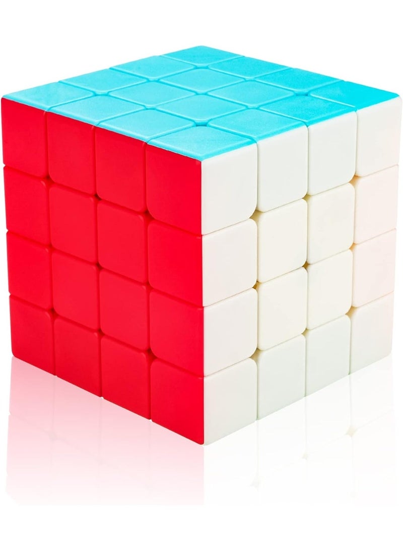 REZZOSS Puzzle Cube Rub-ik Cube 4x4 Speed Cube Stickerless – Professional 4x4x4 Magic Cube Puzzle Toy | Smooth Turning & Anti-Pop Brain Teaser Game | Durable Educational STEM IQ Toy for Kids & Adults | Best Birthday Gift for Boys & Girls Brain Development Kids' Game - Image 1