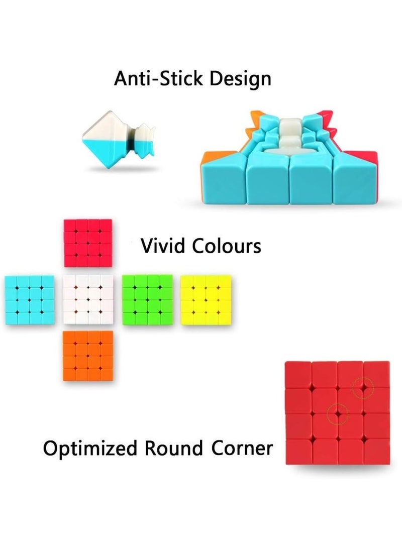 REZZOSS Puzzle Cube Rub-ik Cube 4x4 Speed Cube Stickerless – Professional 4x4x4 Magic Cube Puzzle Toy | Smooth Turning & Anti-Pop Brain Teaser Game | Durable Educational STEM IQ Toy for Kids & Adults | Best Birthday Gift for Boys & Girls Brain Development Kids' Game - Image 3