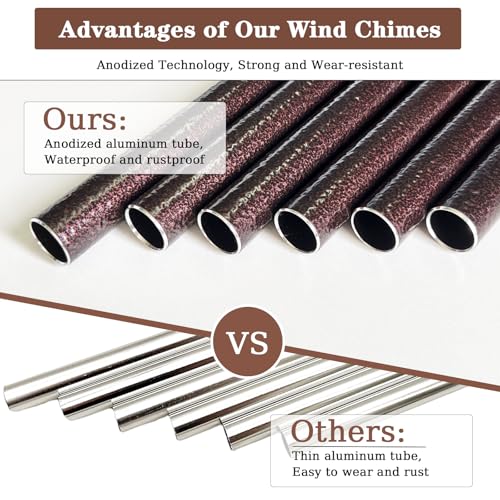 Soopau Thank You Gifts for Women Men, 32" Wind Chimes Thank You Gifts, Appreciation Gifts for Employee Coworkers Colleague Teachers Nurses, Thanksgiving Day Gifts for Family Friends - Image 5