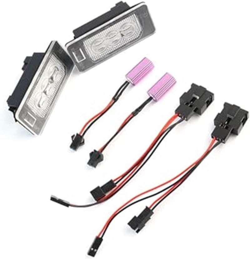 Yurefax LED License Plate Lights for Skoda Vehicles - Image 1