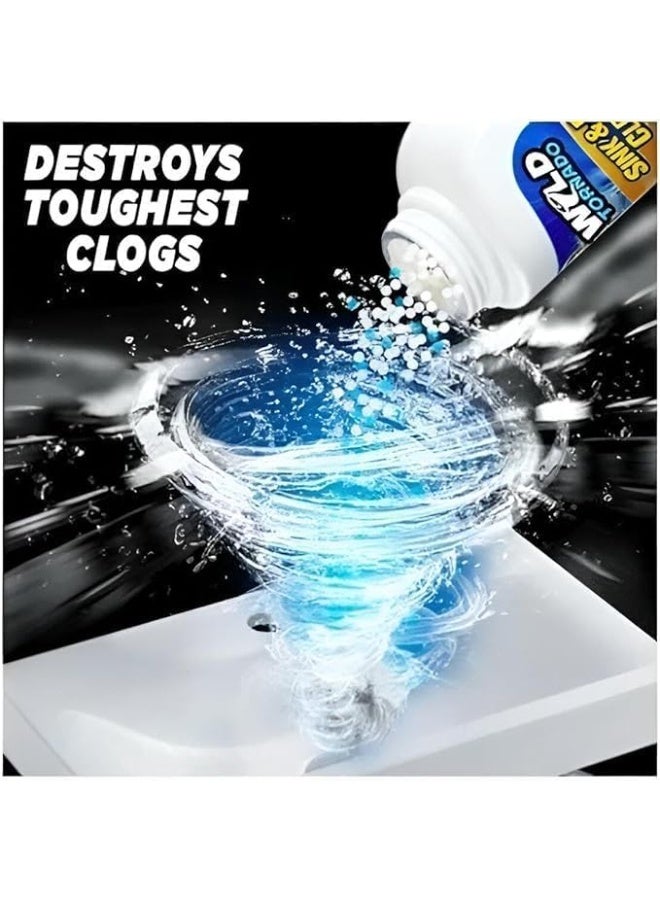 WILD TORNADO Sink & Drain Cleaner, Powerful Pipe Unblocker for Kitchen, Bathroom, PVC Pipes - Image 3