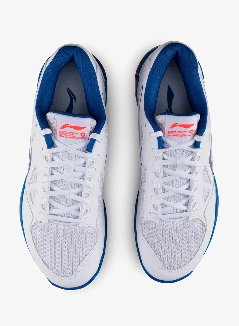 Li-Ning Standard White Li-Ning Halberd Strike Non Marking Badminton Shoes  | Best Price UAE