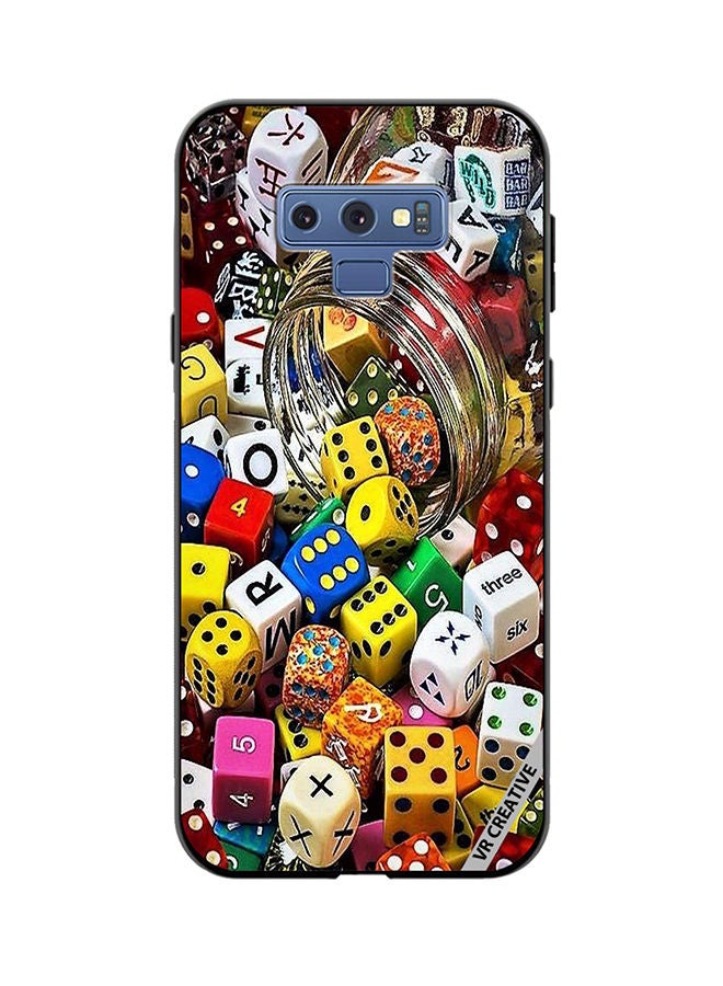 VR CREATIVE Protective Case Cover For Samsung Galaxy Note 9 Ludo Design Multicolour - Image 1