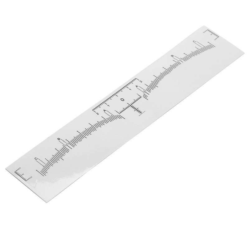 10pcs Disposable Permanent Eyebrow Measure Ruler Sticker Tattoo Shaper Stencil Makeup Tool - Image 2