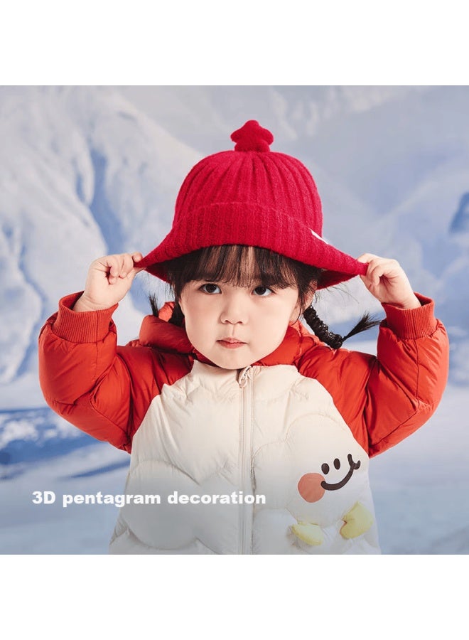 Balabala Children's Winter Hat, Thick Warm Ear Protection Cap For Boys And Girls, Baby Knitted Wool Hat 208424160205 - Image 2